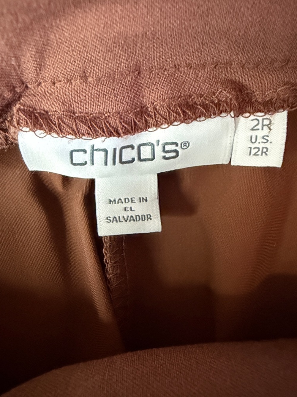 Chico's Straight-Leg Pull-On Pants in Brown - Picture 2 of 9